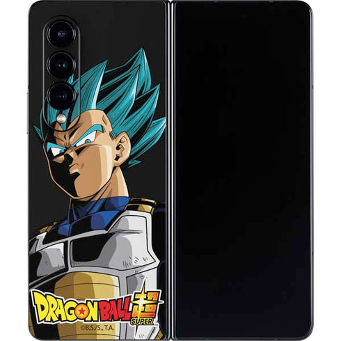 Dragon Ball Super Vegeta Galaxy Z Fold4 5G Skin